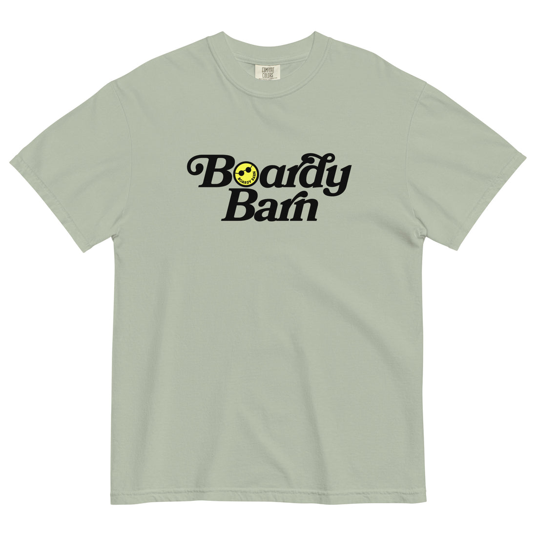 Unisex Fancy Font Boardy Barn Garment-dyed heavyweight t-shirt