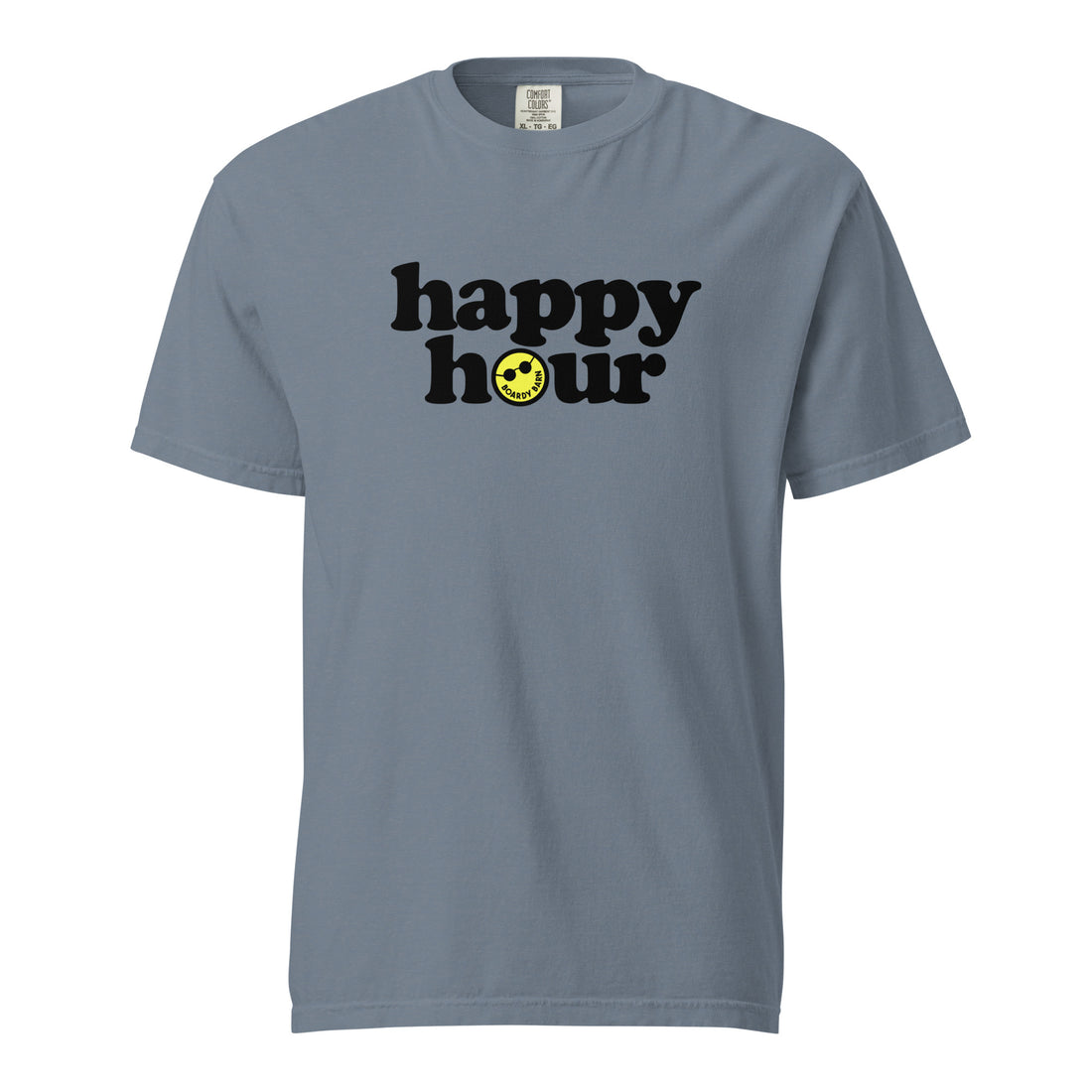 Unisex Boardy Barn Happy Hour Garment-dyed heavyweight t-shirt