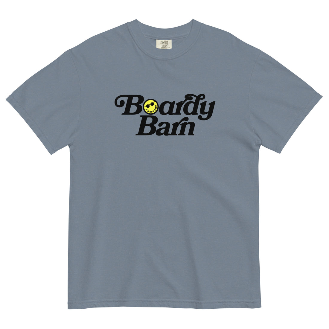 Unisex Fancy Font Boardy Barn Garment-dyed heavyweight t-shirt