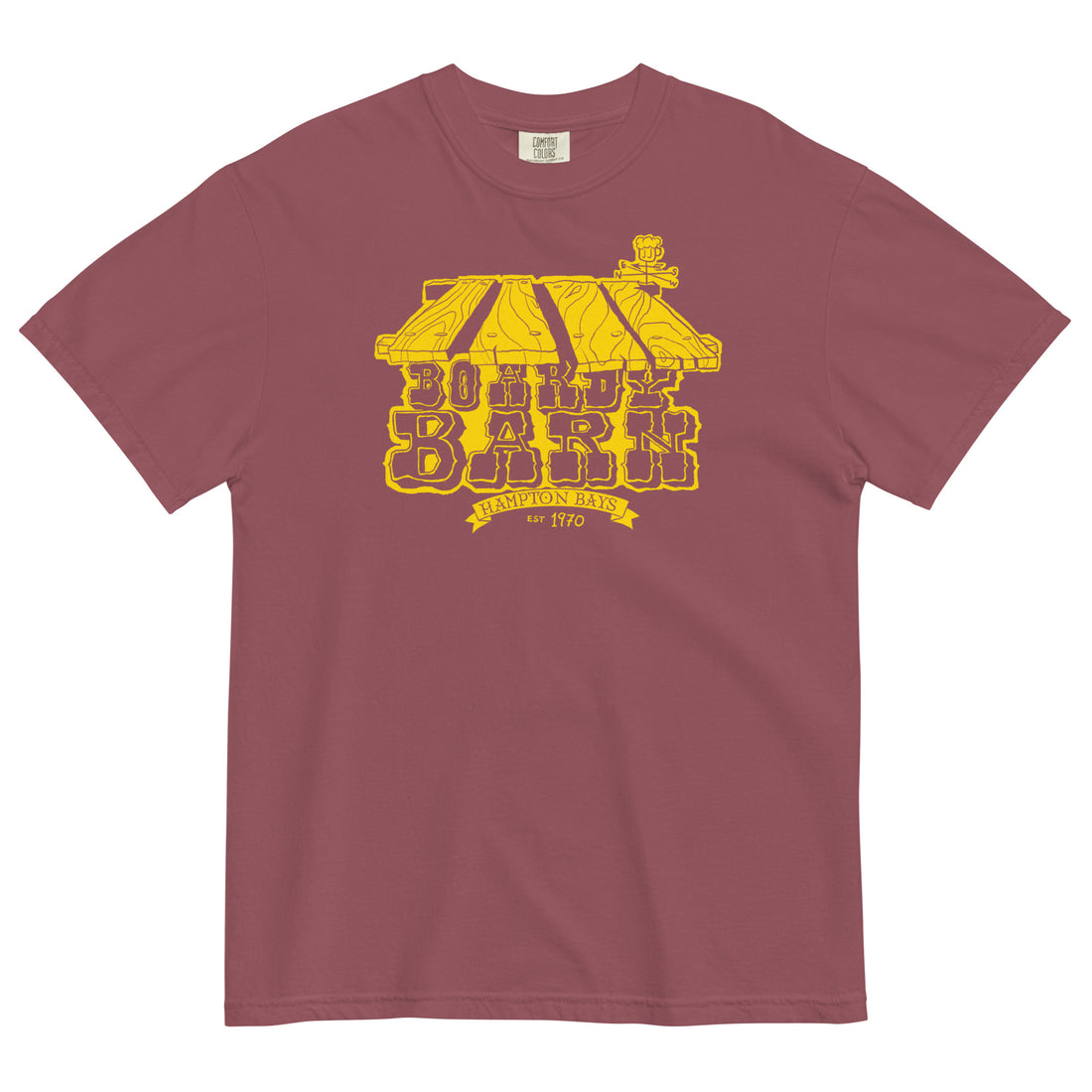 Old School Boardy Barn 1970's Remake - Unisex garment-dyed heavyweight t-shirt