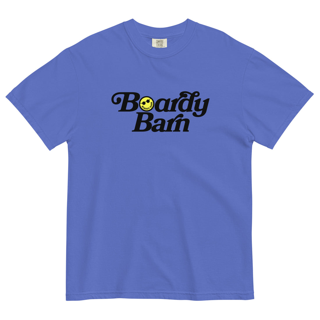 Unisex Fancy Font Boardy Barn Garment-dyed heavyweight t-shirt