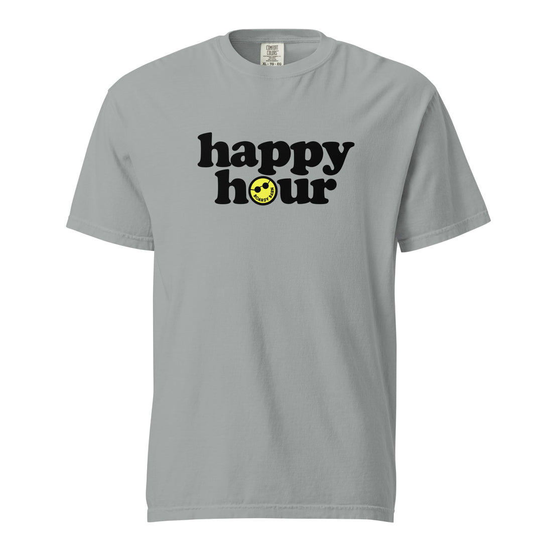 Unisex Boardy Barn Happy Hour Garment-dyed heavyweight t-shirt