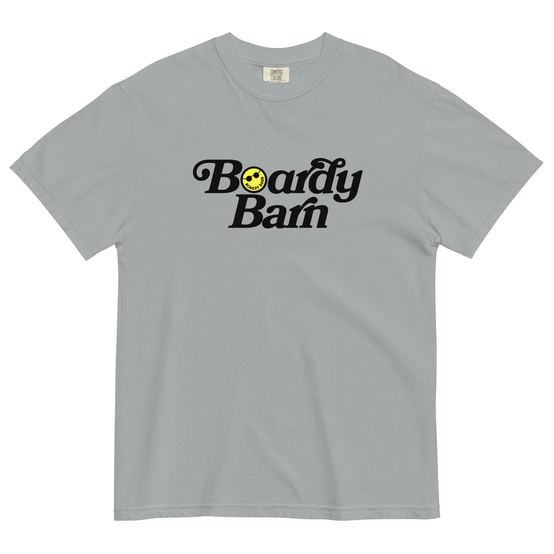 Unisex Fancy Font Boardy Barn Garment-dyed heavyweight t-shirt