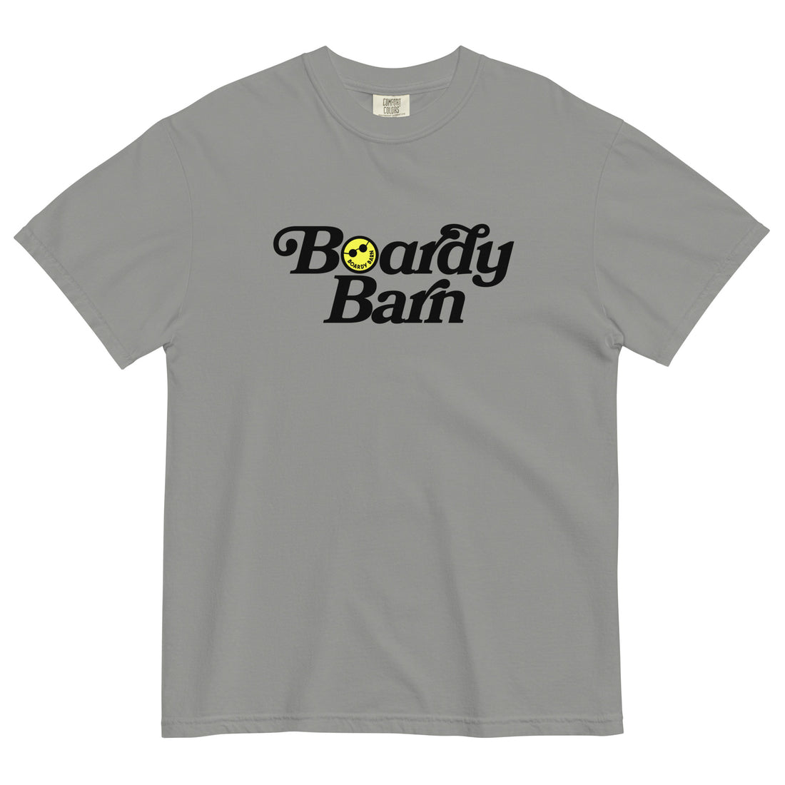 Unisex Fancy Font Boardy Barn Garment-dyed heavyweight t-shirt