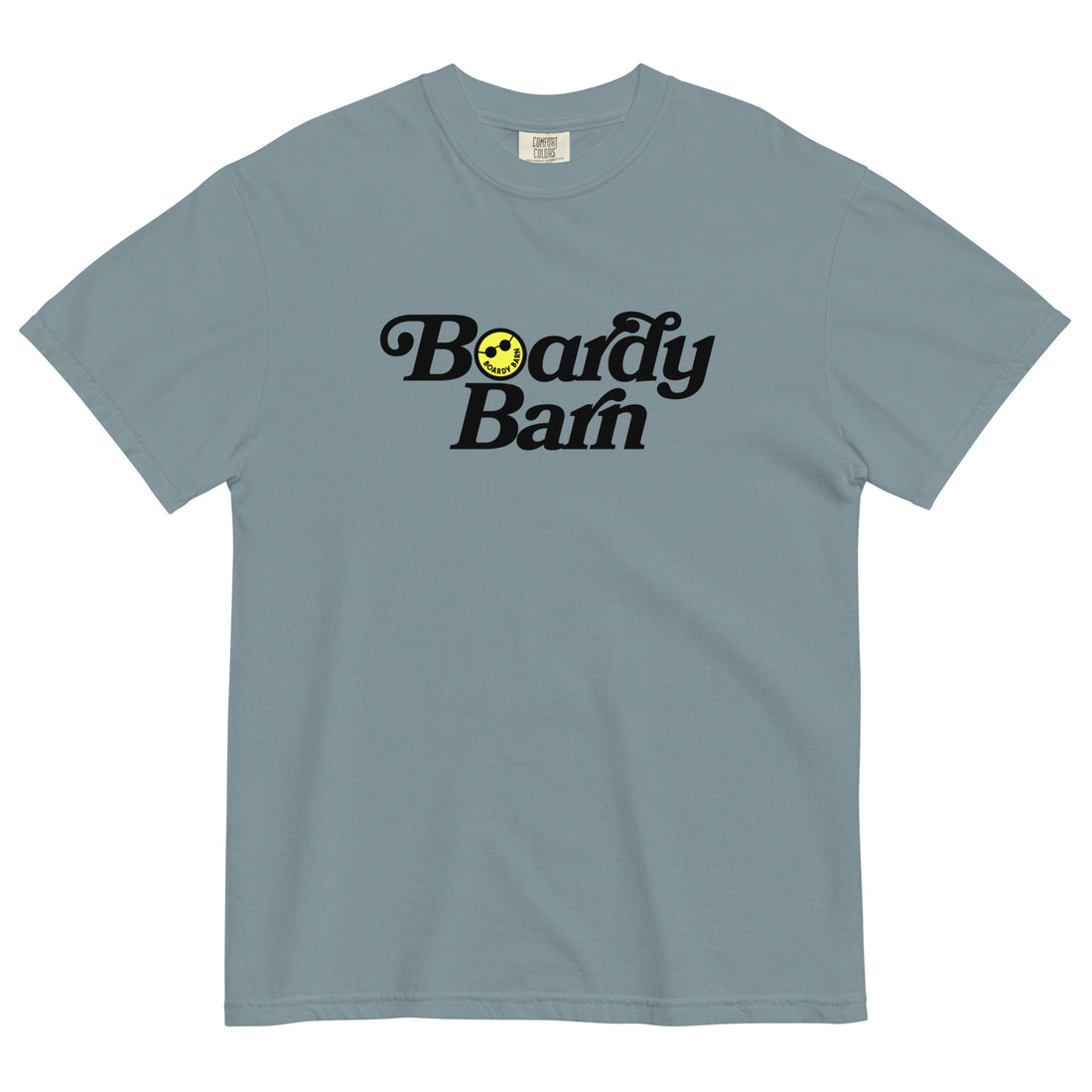 Unisex Fancy Font Boardy Barn Garment-dyed heavyweight t-shirt