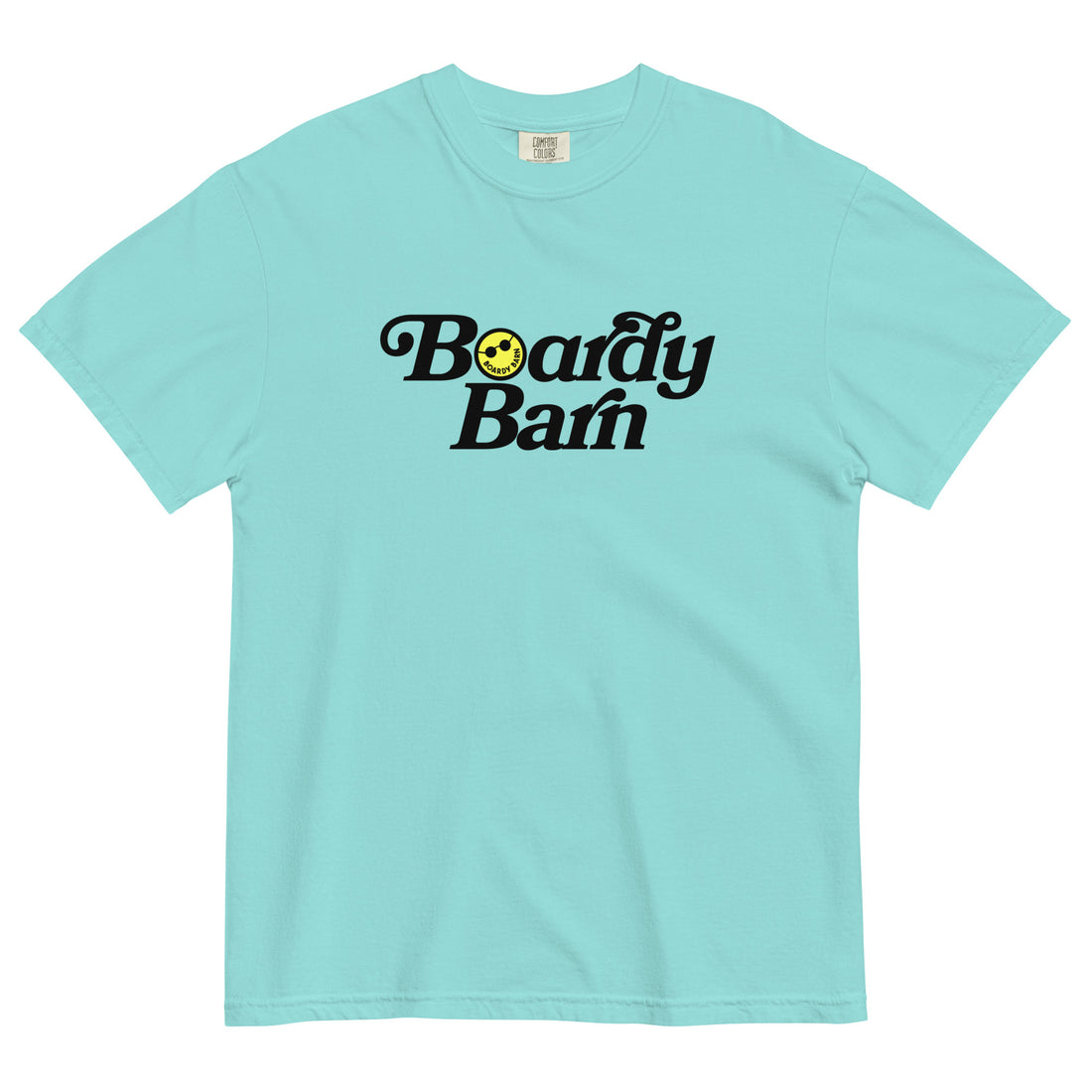 Unisex Fancy Font Boardy Barn Garment-dyed heavyweight t-shirt