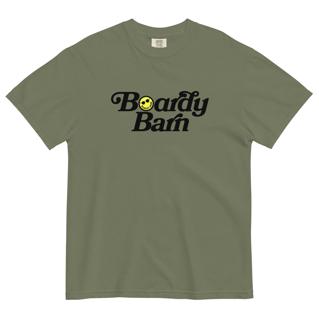 Unisex Fancy Font Boardy Barn Garment-dyed heavyweight t-shirt