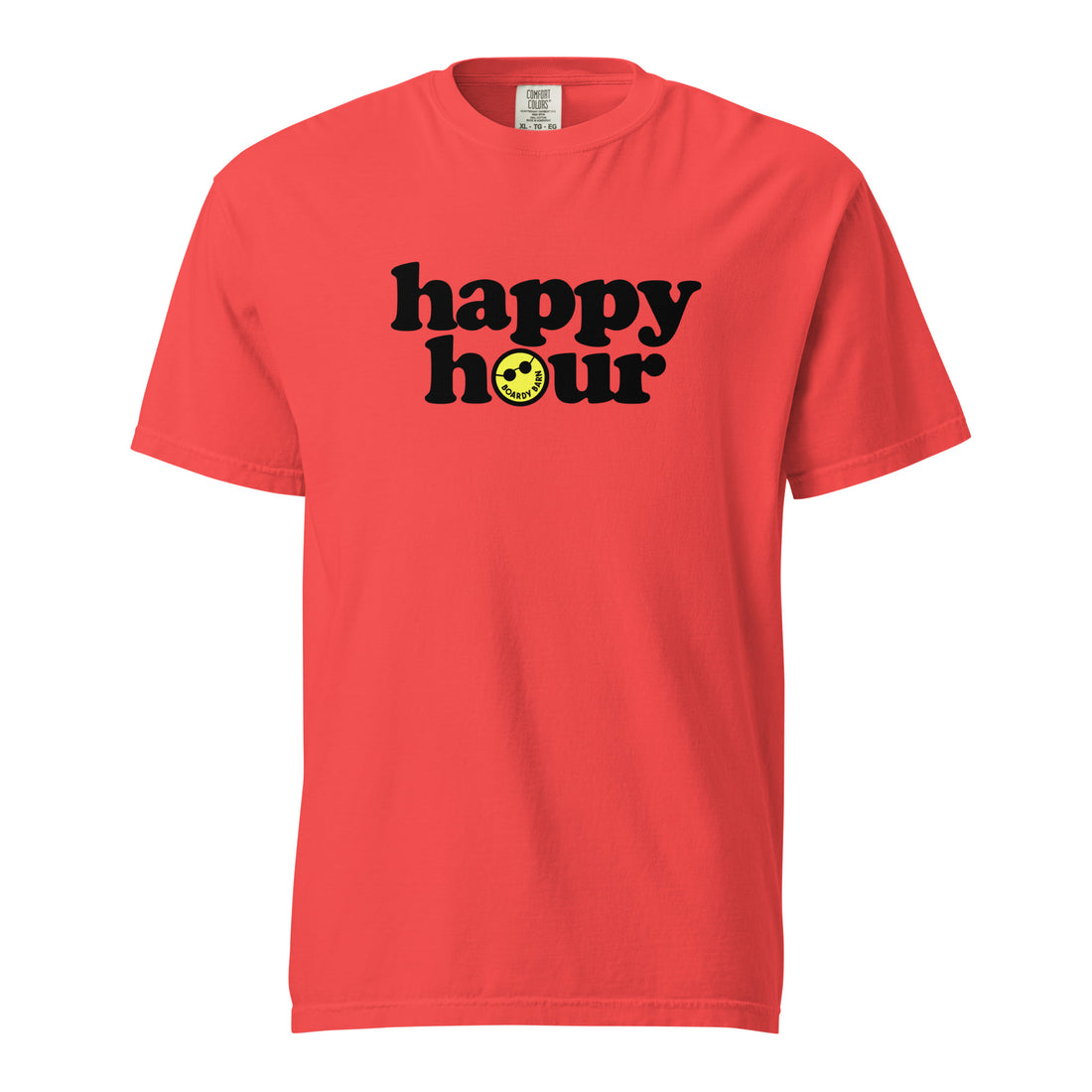 Unisex Boardy Barn Happy Hour Garment-dyed heavyweight t-shirt