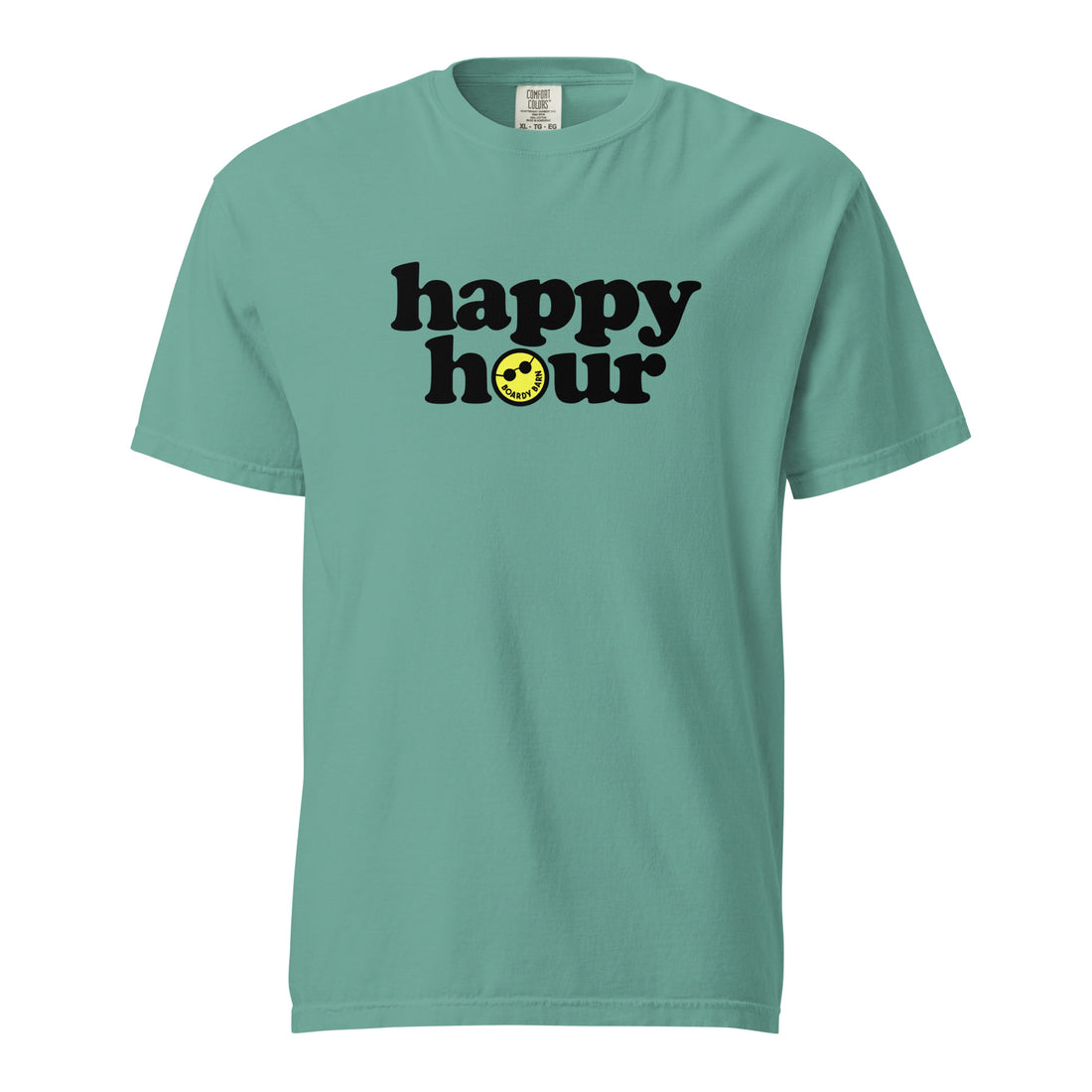 Unisex Boardy Barn Happy Hour Garment-dyed heavyweight t-shirt