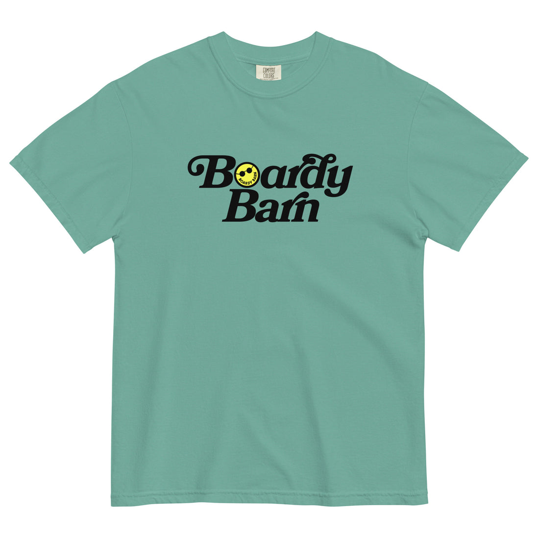 Unisex Fancy Font Boardy Barn Garment-dyed heavyweight t-shirt