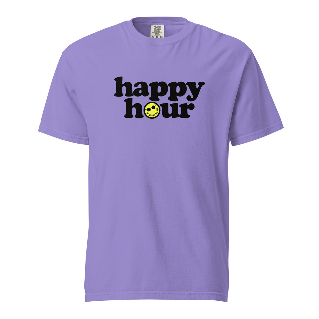 Unisex Boardy Barn Happy Hour Garment-dyed heavyweight t-shirt