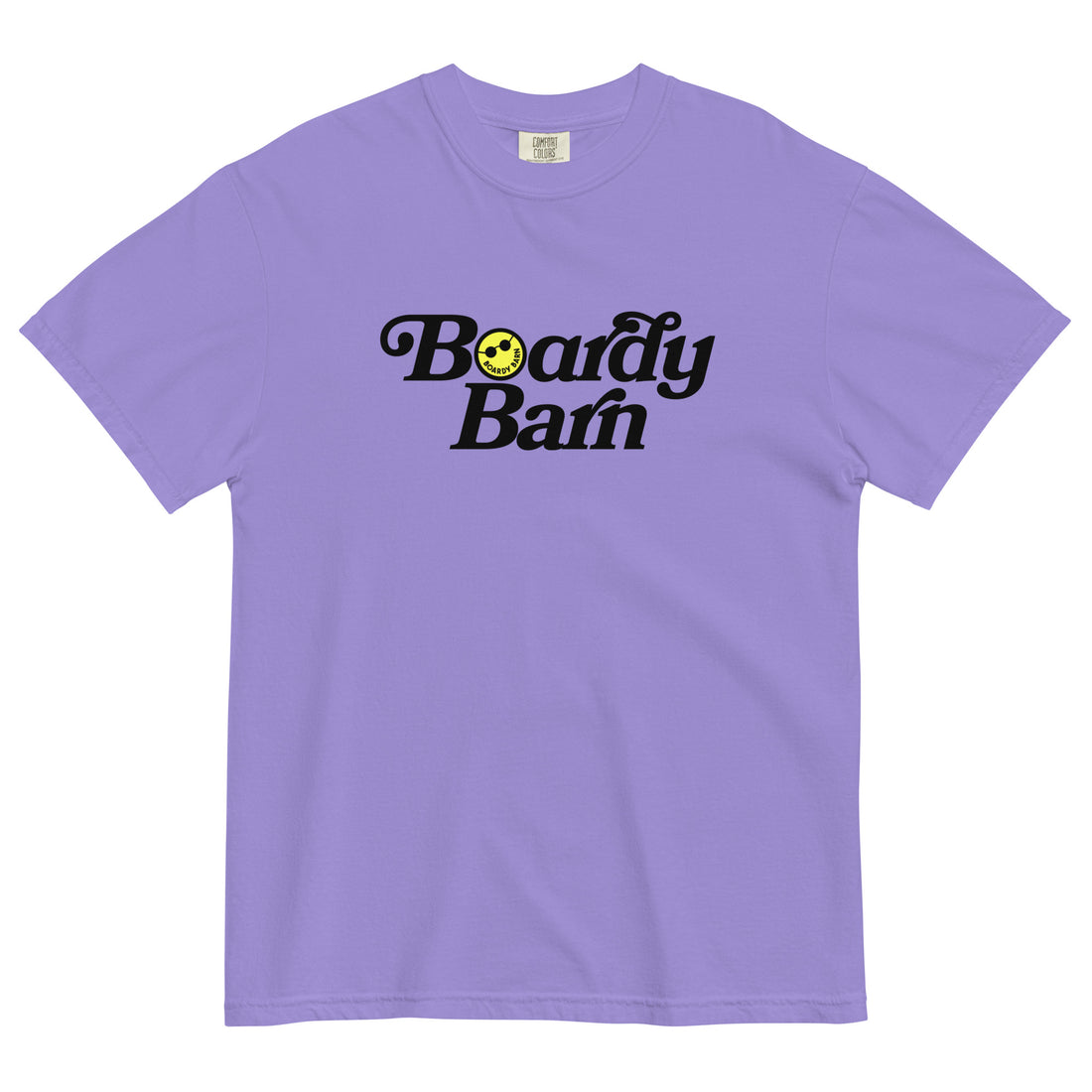Unisex Fancy Font Boardy Barn Garment-dyed heavyweight t-shirt