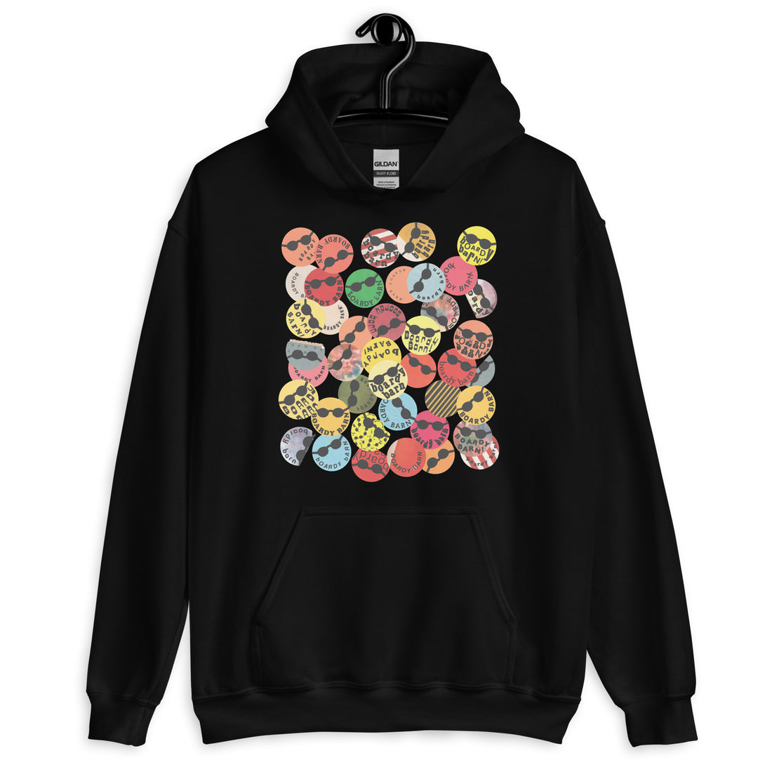 Unisex Boardy Barn 'All Smiles' Hoodie by Frances