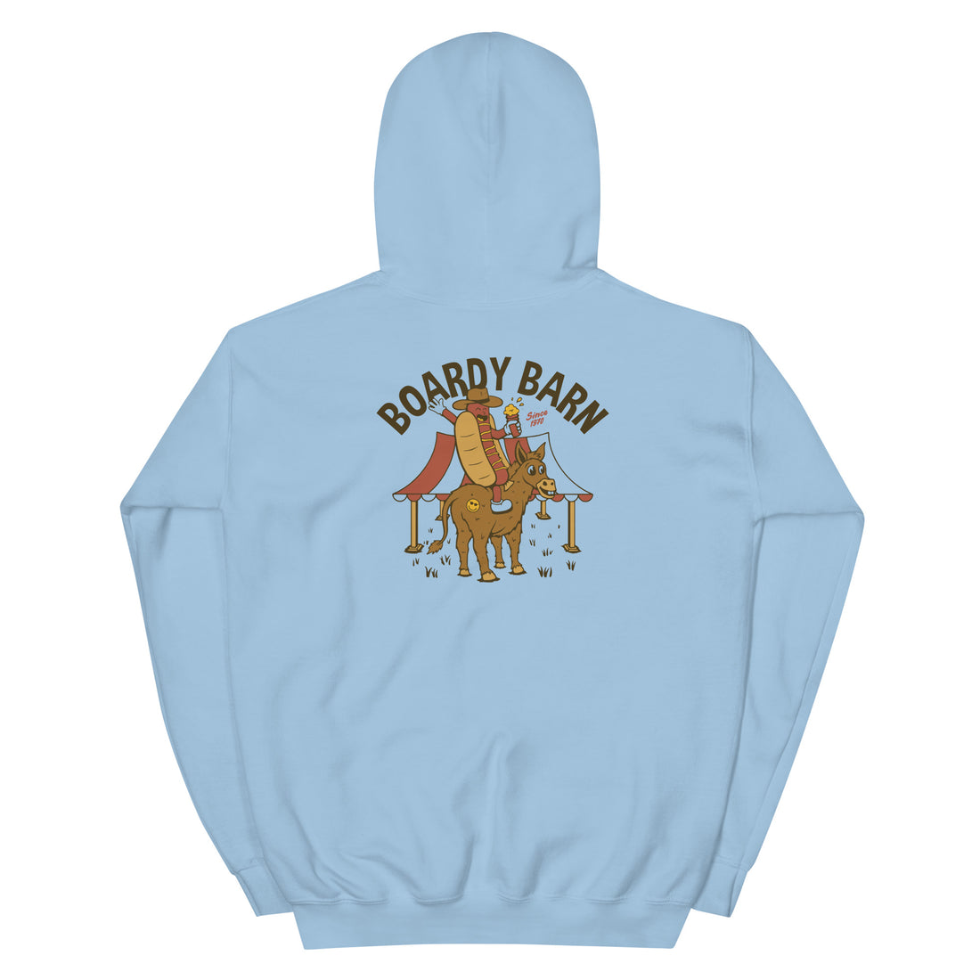 Dog-n-Donkey Boardy Barn Unisex Hoodie