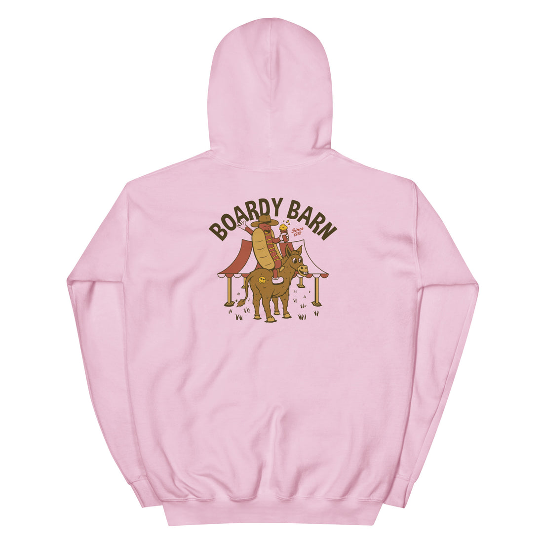 Dog-n-Donkey Boardy Barn Unisex Hoodie