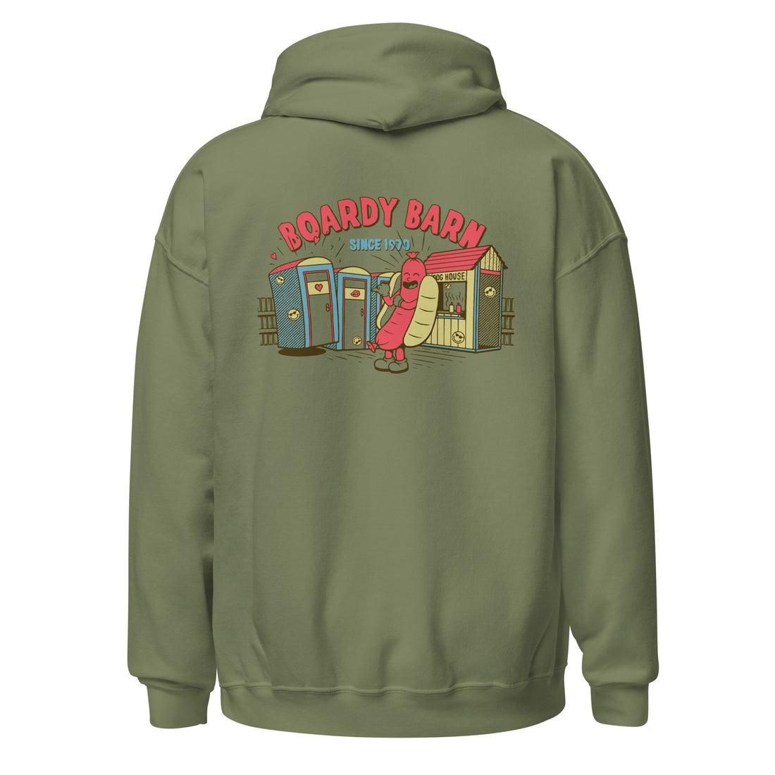 Unisex Boardy Barn Porta Potty's Rockin Hoodie