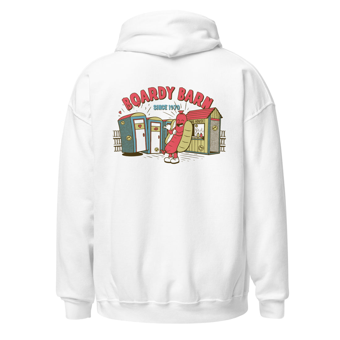 Unisex Boardy Barn Porta Potty's Rockin Hoodie