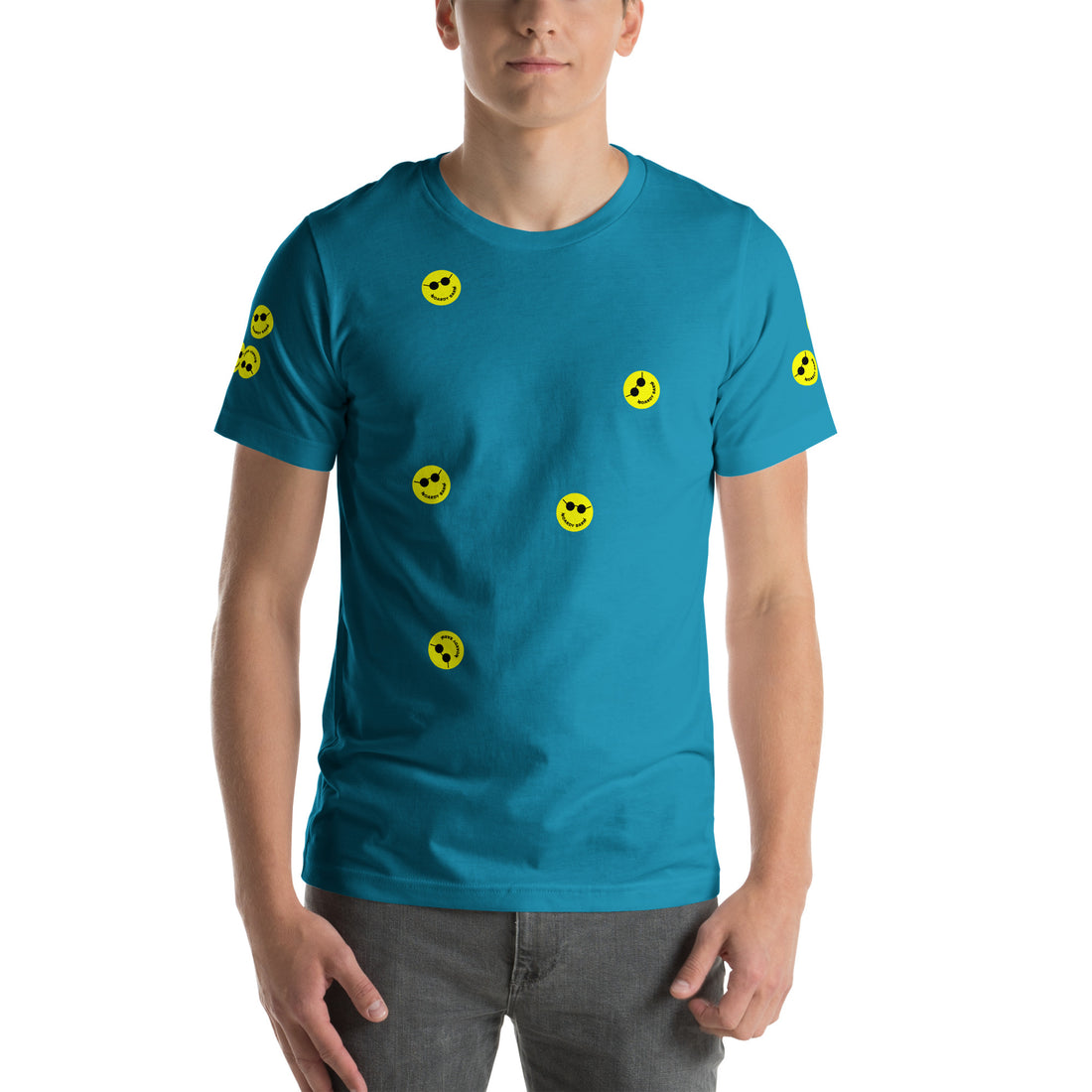 Unisex 'Stickers EVERYWHERE' Boardy Barn T-shirt