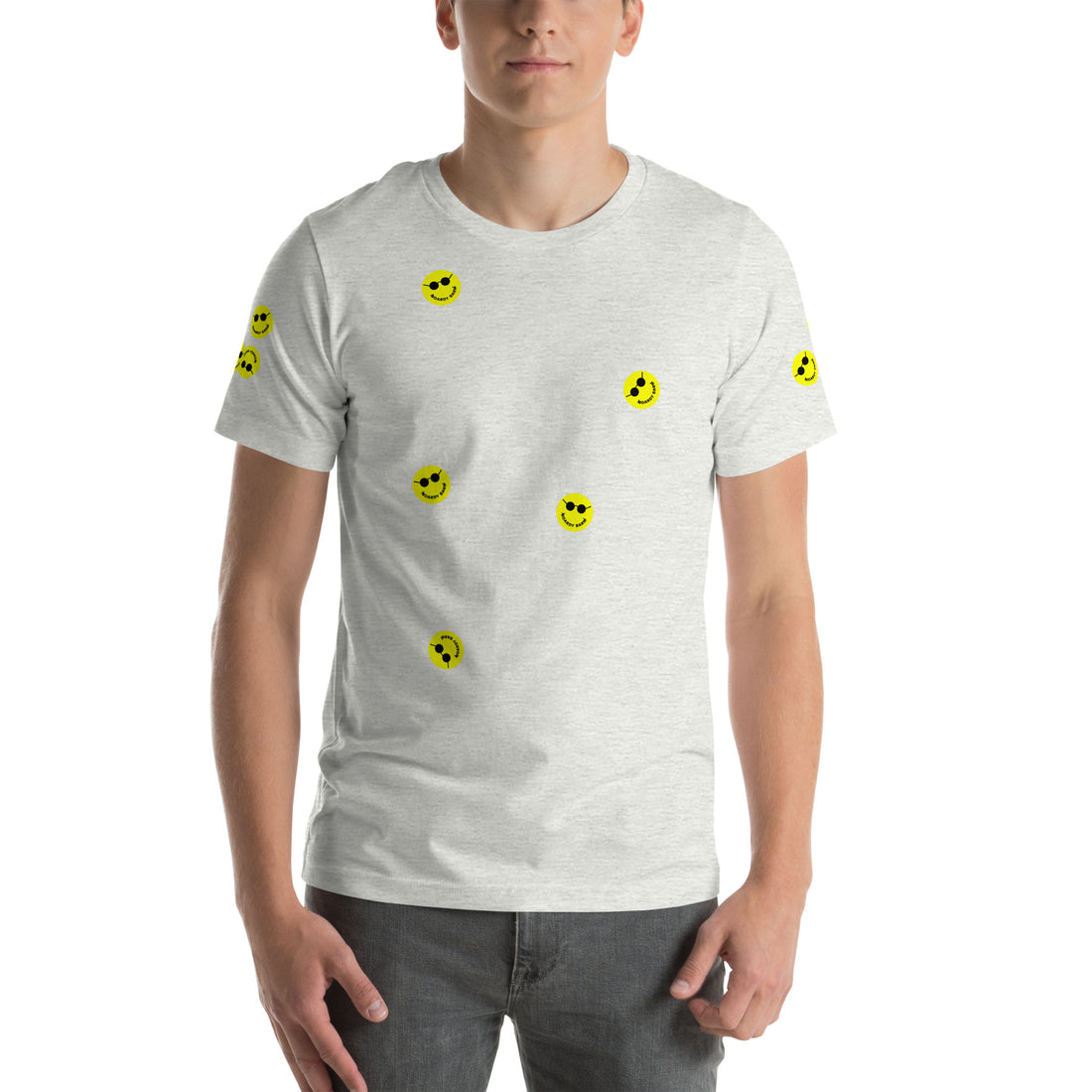 
  
  Unisex 'Stickers EVERYWHERE' Boardy Barn T-shirt
  
