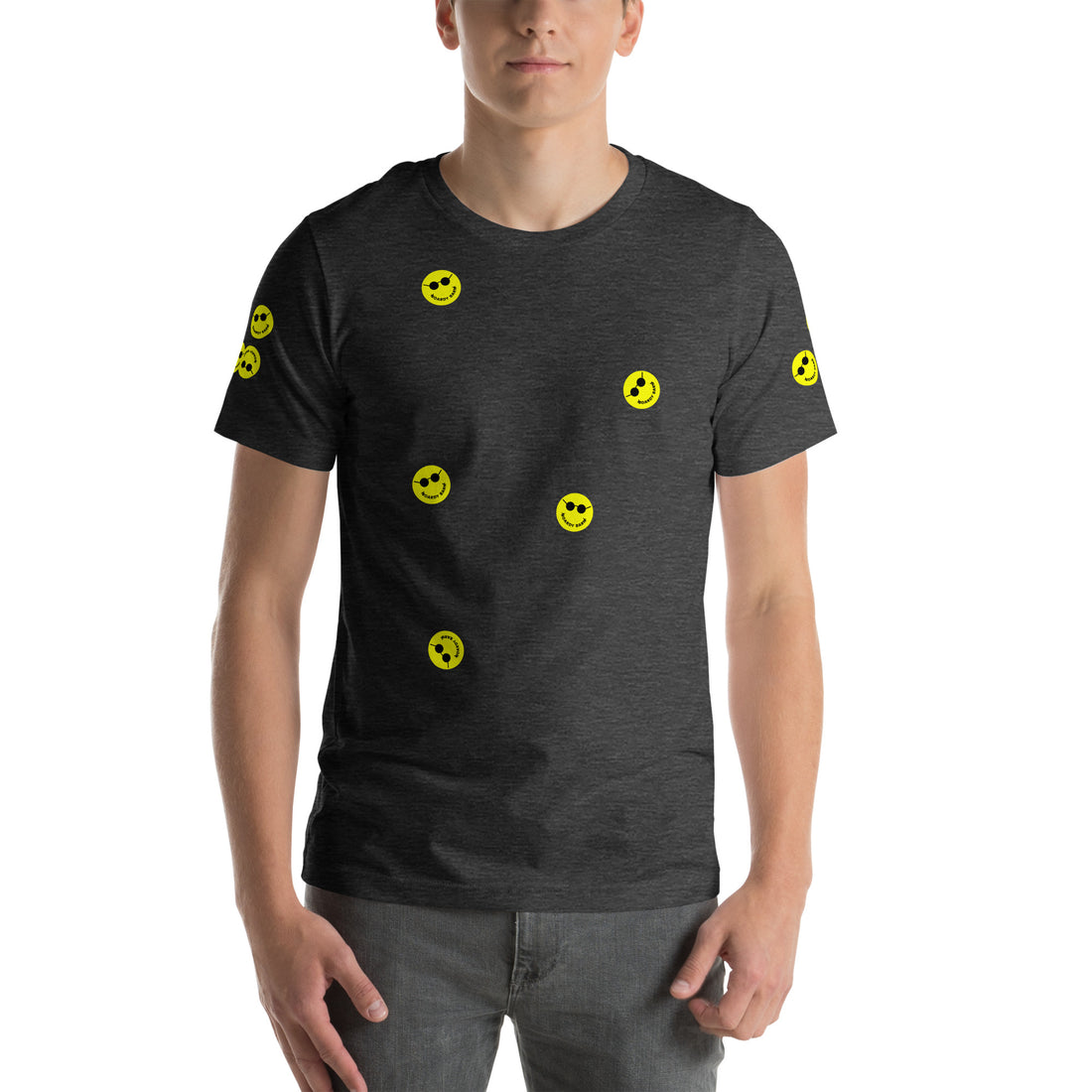 
  
  Unisex 'Stickers EVERYWHERE' Boardy Barn T-shirt
  
