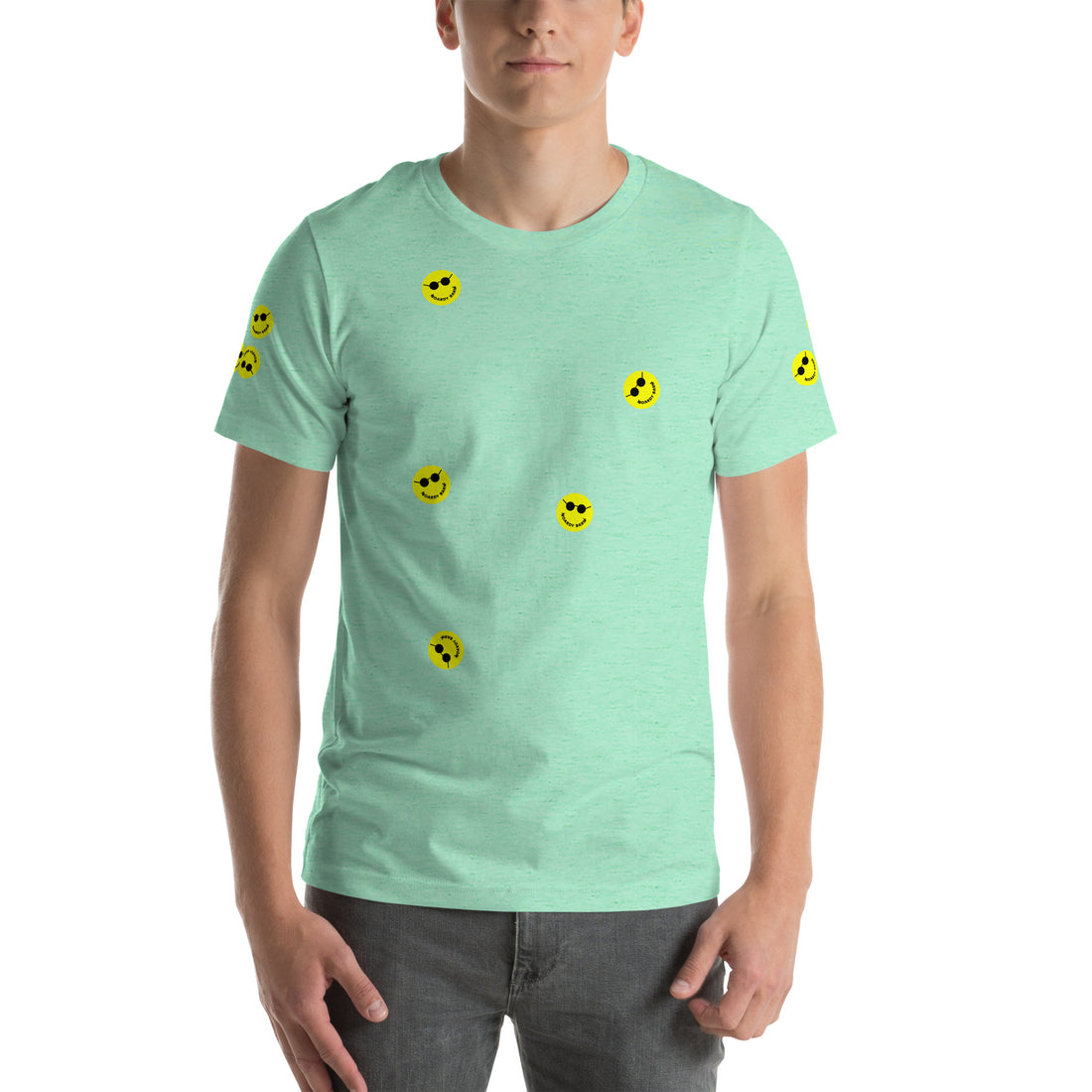 
  
  Unisex 'Stickers EVERYWHERE' Boardy Barn T-shirt
  
