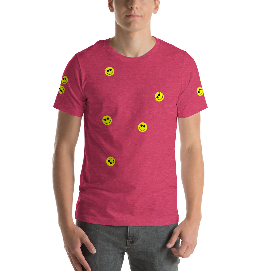 
  
  Unisex 'Stickers EVERYWHERE' Boardy Barn T-shirt
  
