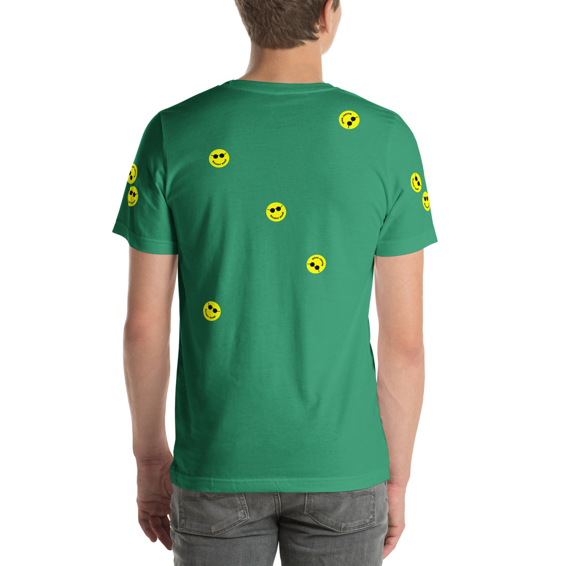 
  
  Unisex 'Stickers EVERYWHERE' Boardy Barn T-shirt
  
