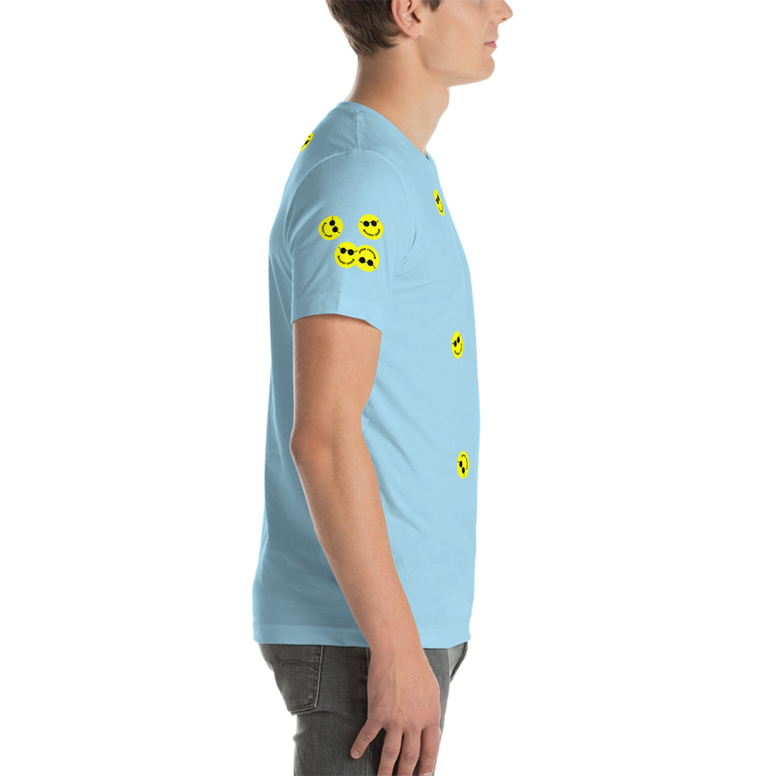 
  
  Unisex 'Stickers EVERYWHERE' Boardy Barn T-shirt
  
