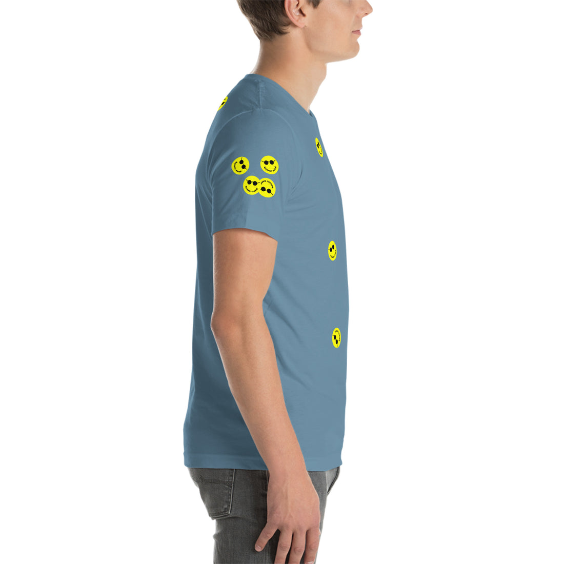 
  
  Unisex 'Stickers EVERYWHERE' Boardy Barn T-shirt
  
