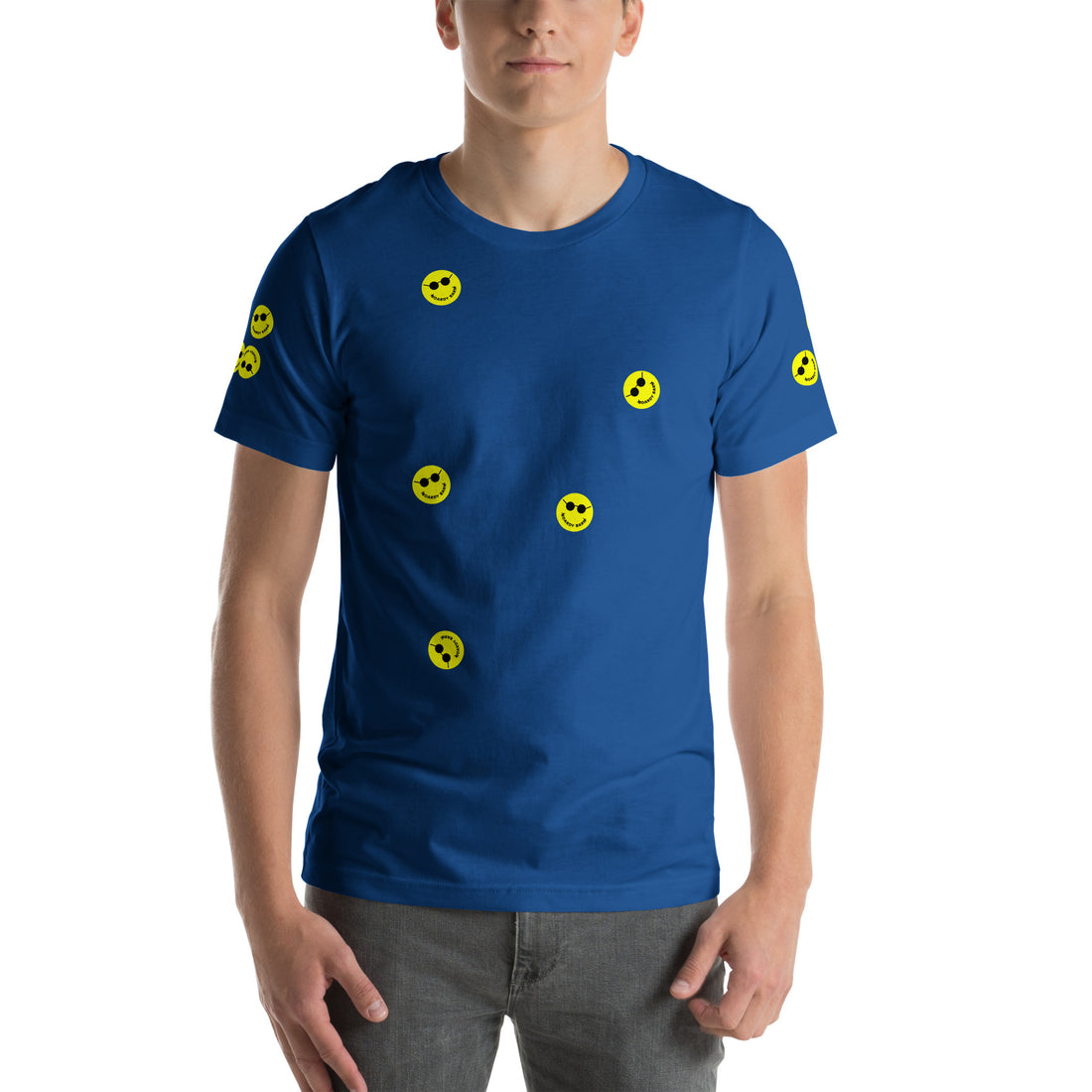 
  
  Unisex 'Stickers EVERYWHERE' Boardy Barn T-shirt
  
