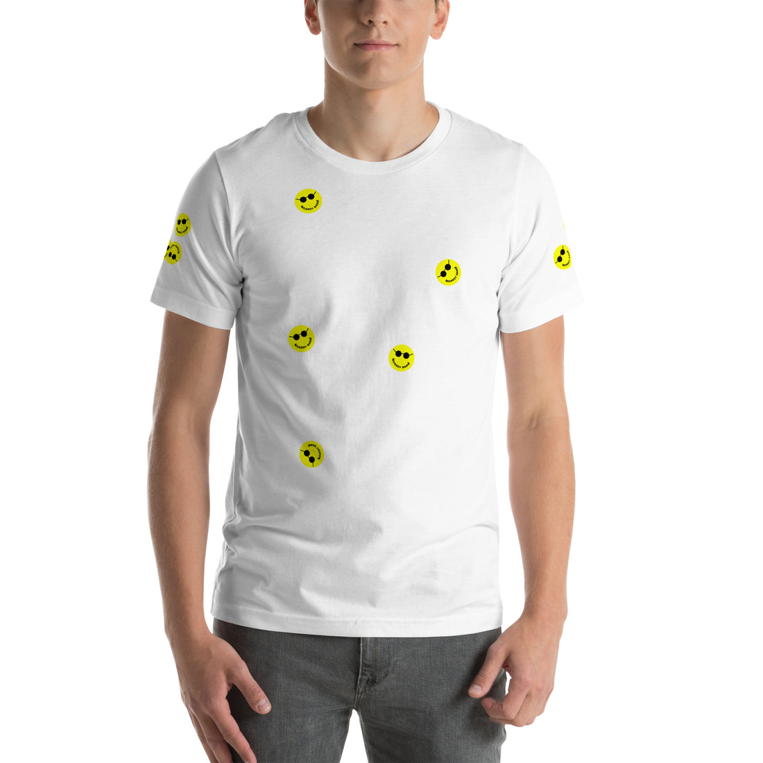 Unisex 'Stickers EVERYWHERE' Boardy Barn T-shirt