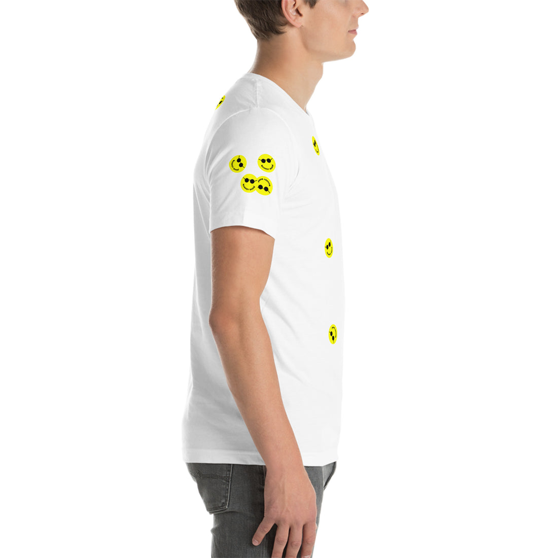 
  
  Unisex 'Stickers EVERYWHERE' Boardy Barn T-shirt
  
