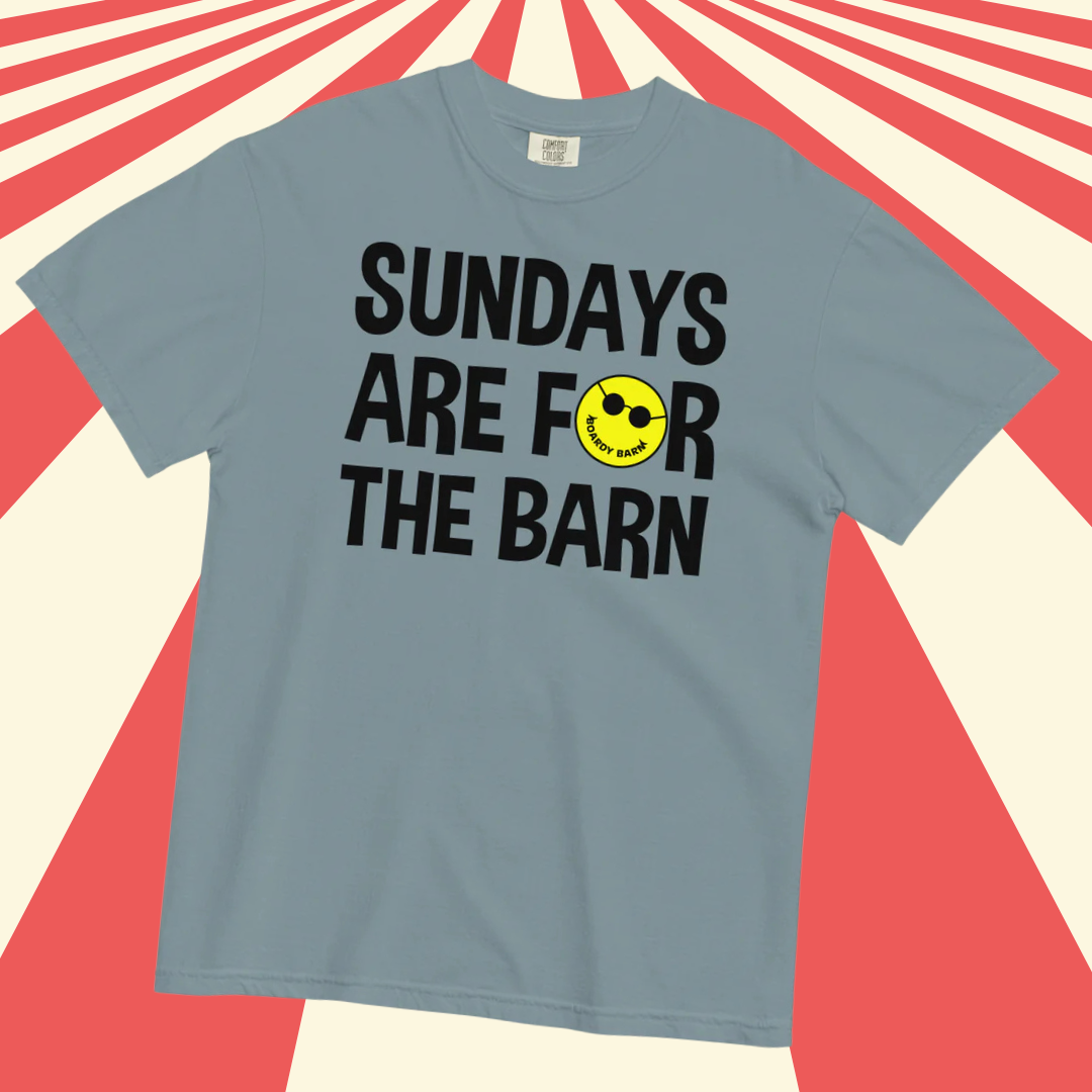 
  
  Sundays are for The Barn
  
