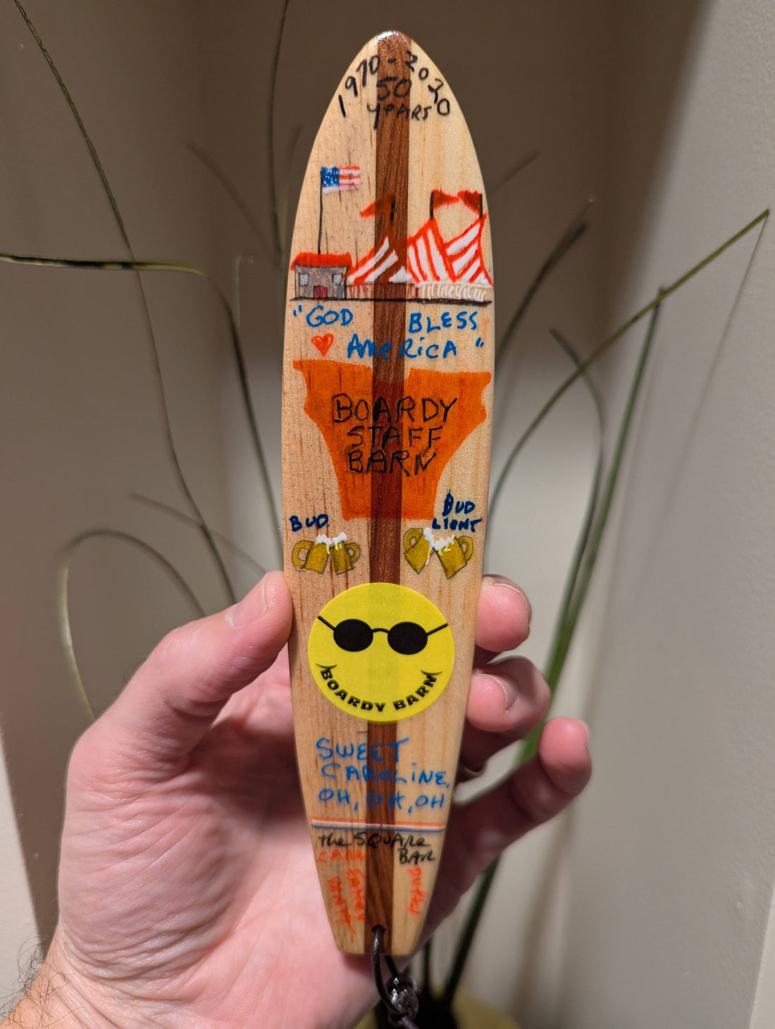 
  
  Handcrafted Boardy Barn Surfboard Bookmark by Quister
  
