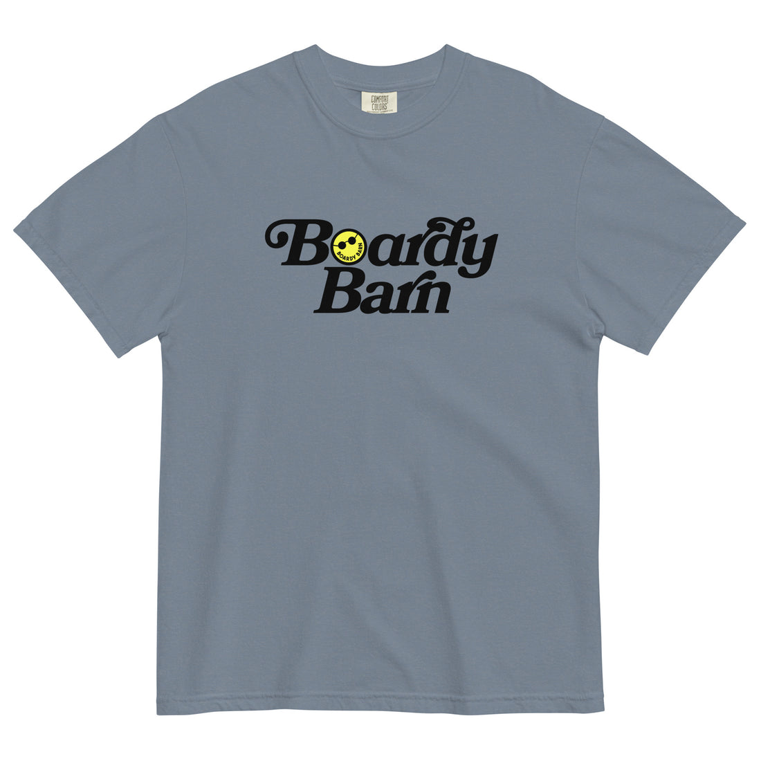 
  
  Unisex Fancy Font Boardy Barn Garment-dyed heavyweight t-shirt
  
