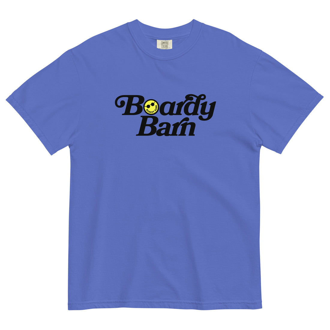 
  
  Unisex Fancy Font Boardy Barn Garment-dyed heavyweight t-shirt
  
