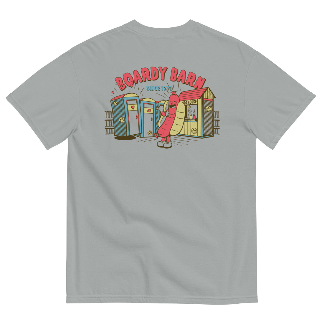 
  
  Unisex Boardy Barn Porta Potty's Rockin Garment-dyed Heavyweight T-shirt
  
