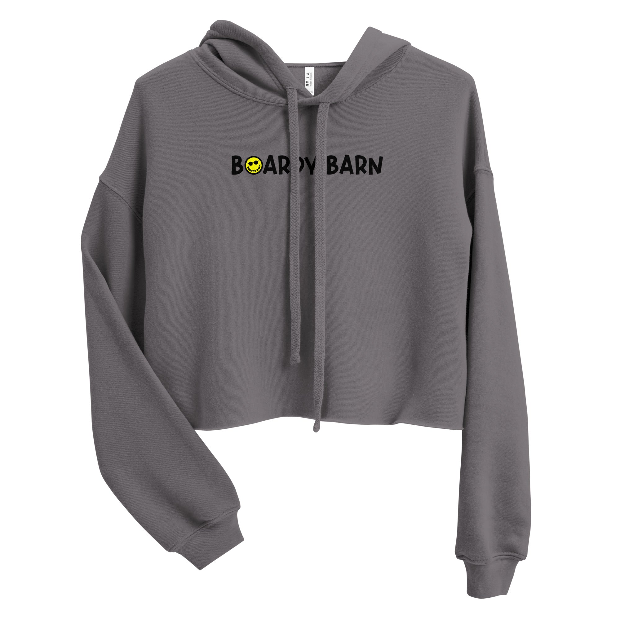 Boardy Barn Smiley Crop Hoodie