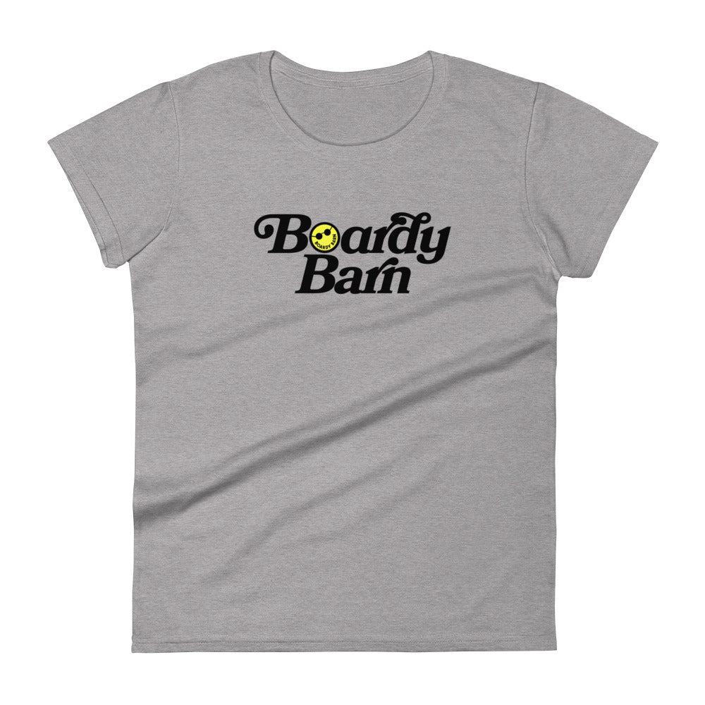
  
  Women's Fancy Boardy Barn Short sleeve t-shirt
  
