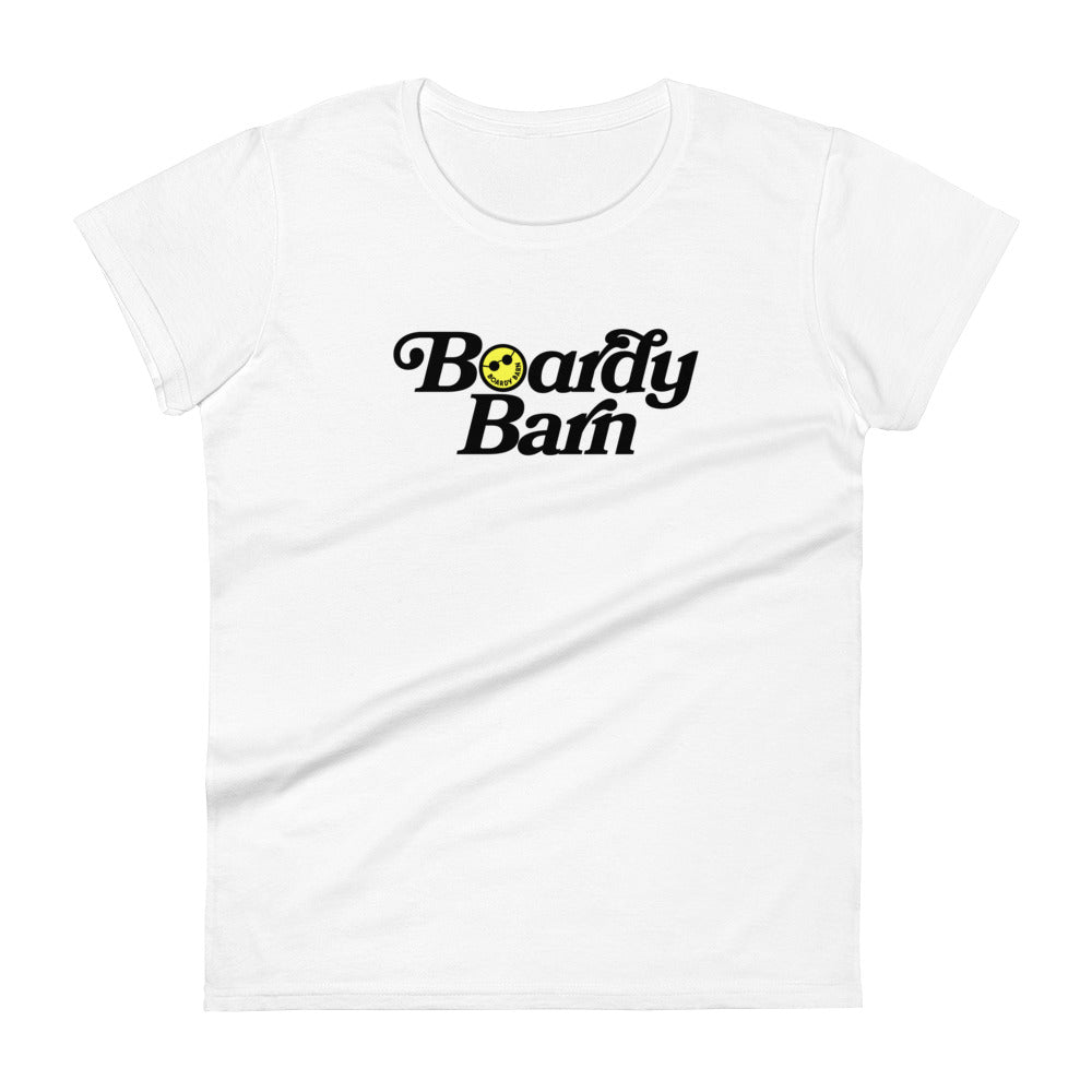 
  
  Women's Fancy Boardy Barn Short sleeve t-shirt
  
